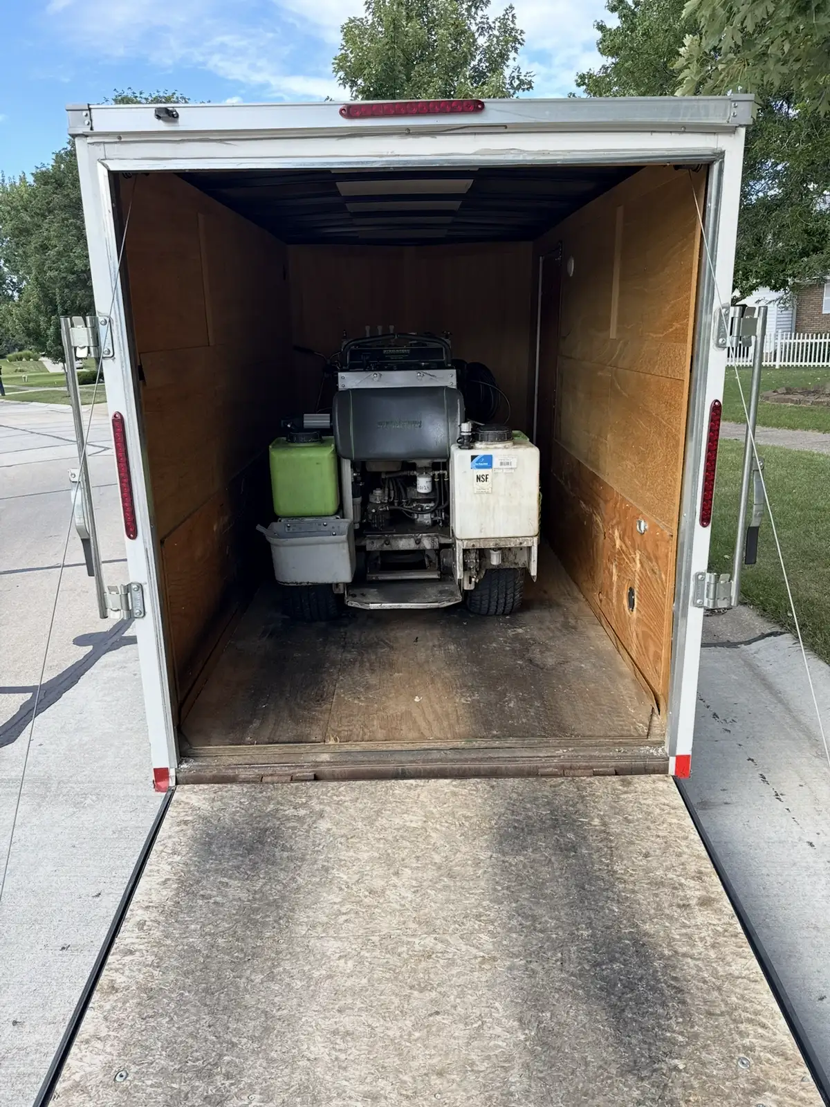 Field of Dreams lawn care equipment prepared for Northeast Ohio service visits